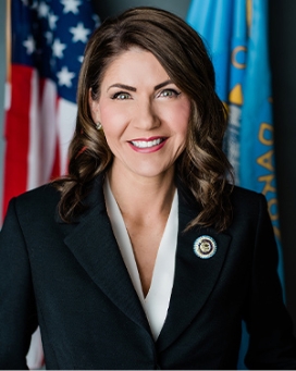Professional headshot of South Dakota Governor Kristi Noem